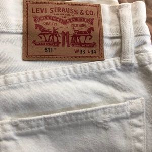Levi's 511 - W33 L34 White For Men